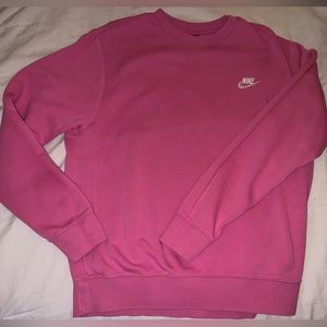 Pink Nike Crewneck